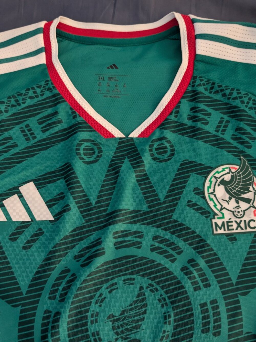 Adidas Mexico 2026 Home Authentic Jersey JL8540 New - Size 3XL - XXXL